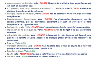 Conseil Communautaire de Bastia Fev.-Mars 2021